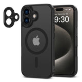 Tech-Protect MagCam MagSafe iPhone 16 Case - Halvt gennemsigtigt