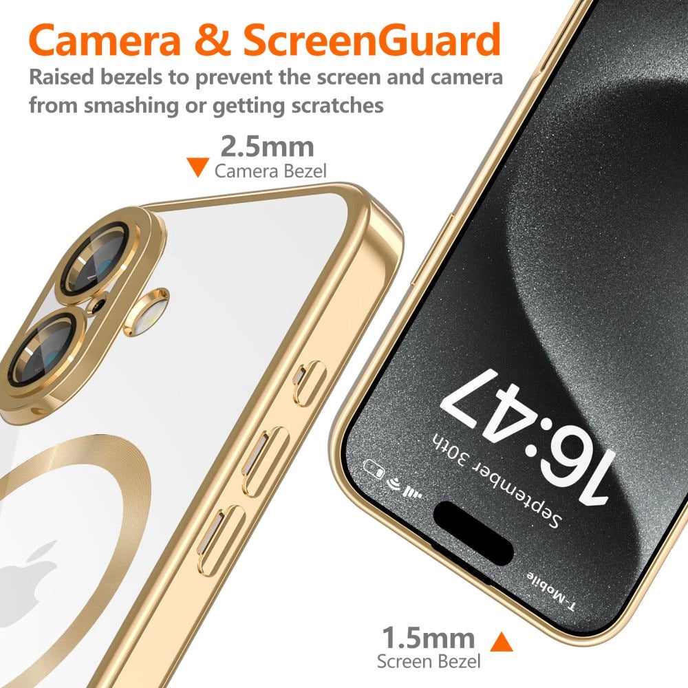 Tech-Protect MagFlex MagSafe iPhone 16 Case - guld