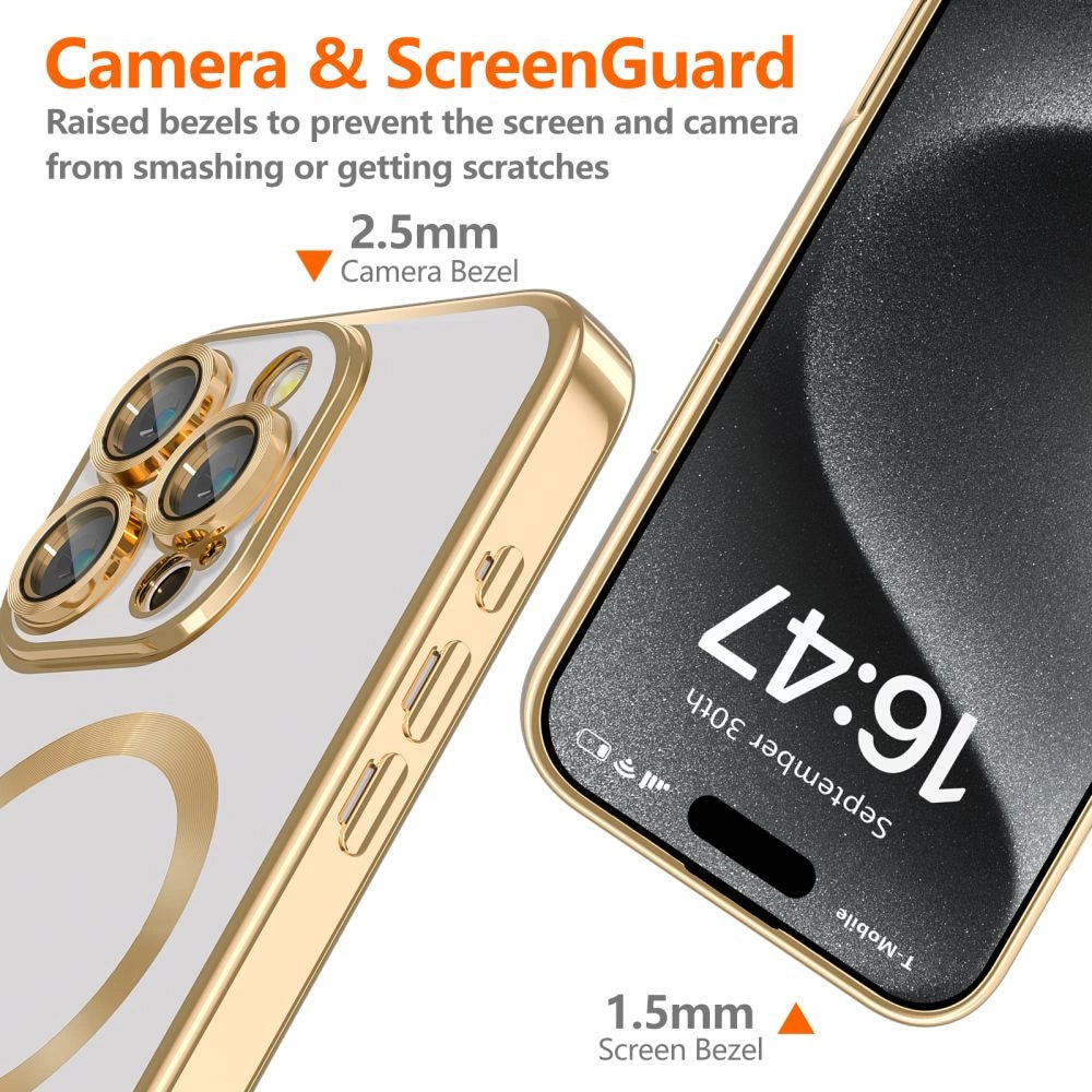 Tech-Protect MagFlex MagSafe iPhone 16 Pro Case - guld