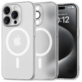 Tech-Protect MagSlim MagSafe iPhone 15 Pro Case - hvid