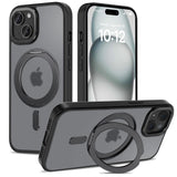 Tech-Protect MagRing MagSafe Case med stativ til iPhone 15 - sort