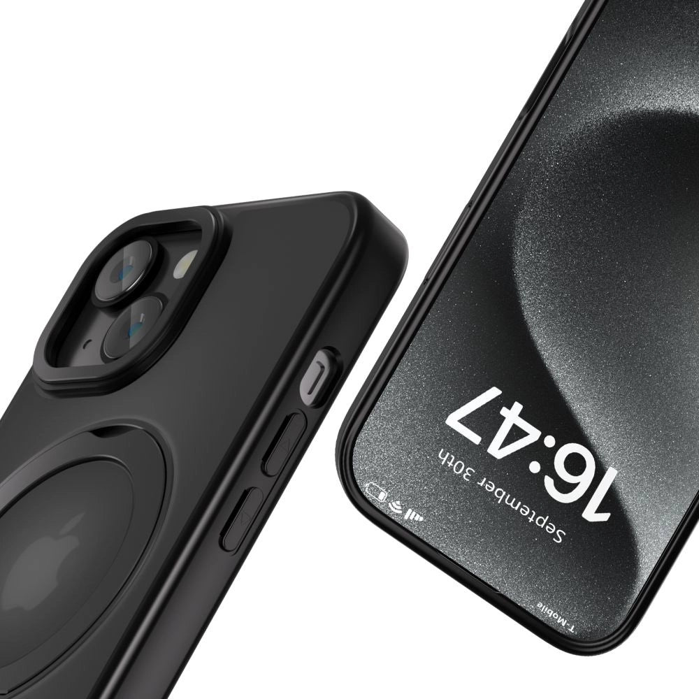 Tech-Protect MagRing MagSafe Case med stativ til iPhone 15 - sort