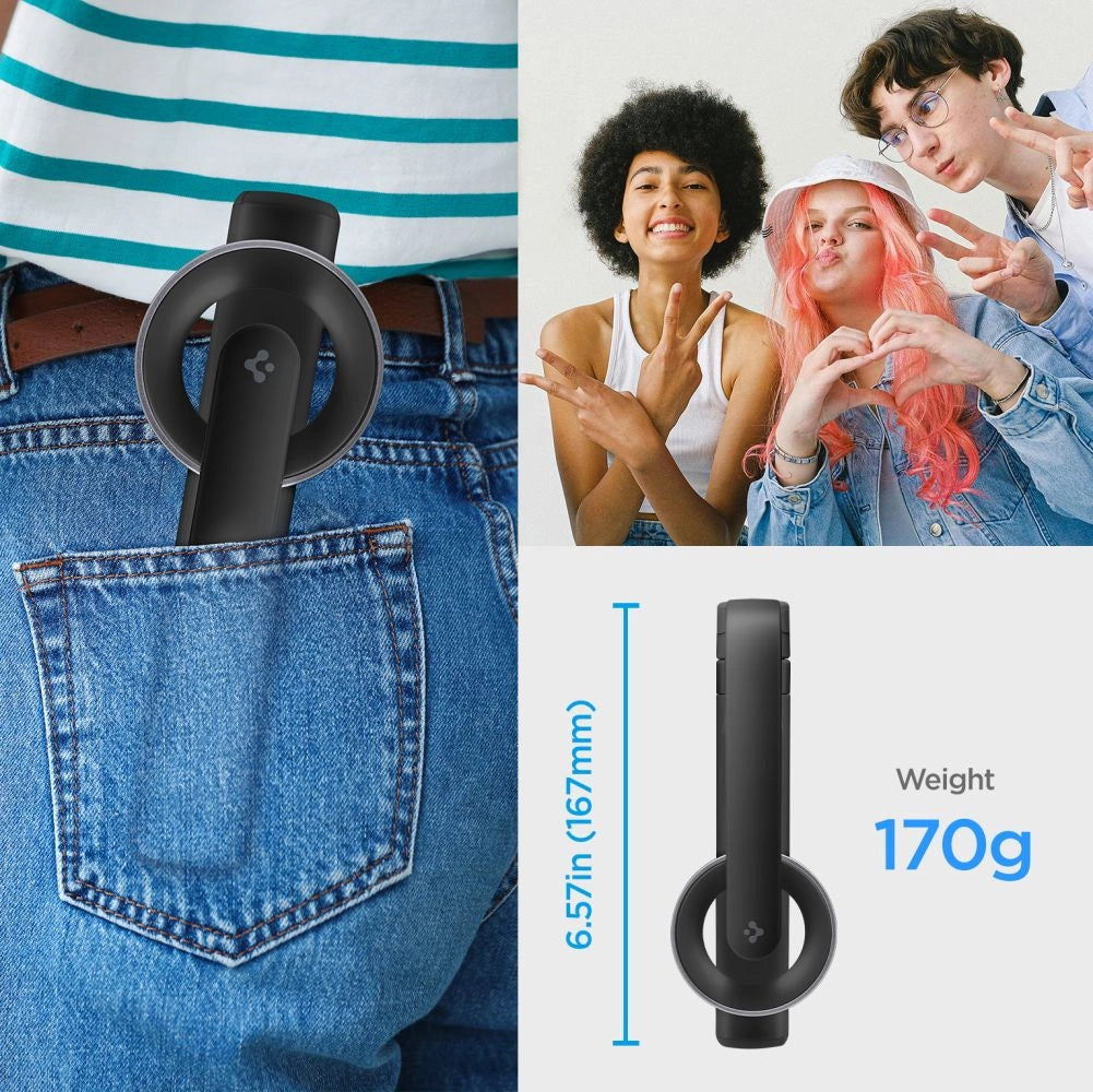 Selfie stick Spigen S571W MagSafe Bluetooth med stativ - sort