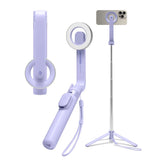 Spigen S571W MagSafe Bluetooth Selfie Stick med Tripod - Purple