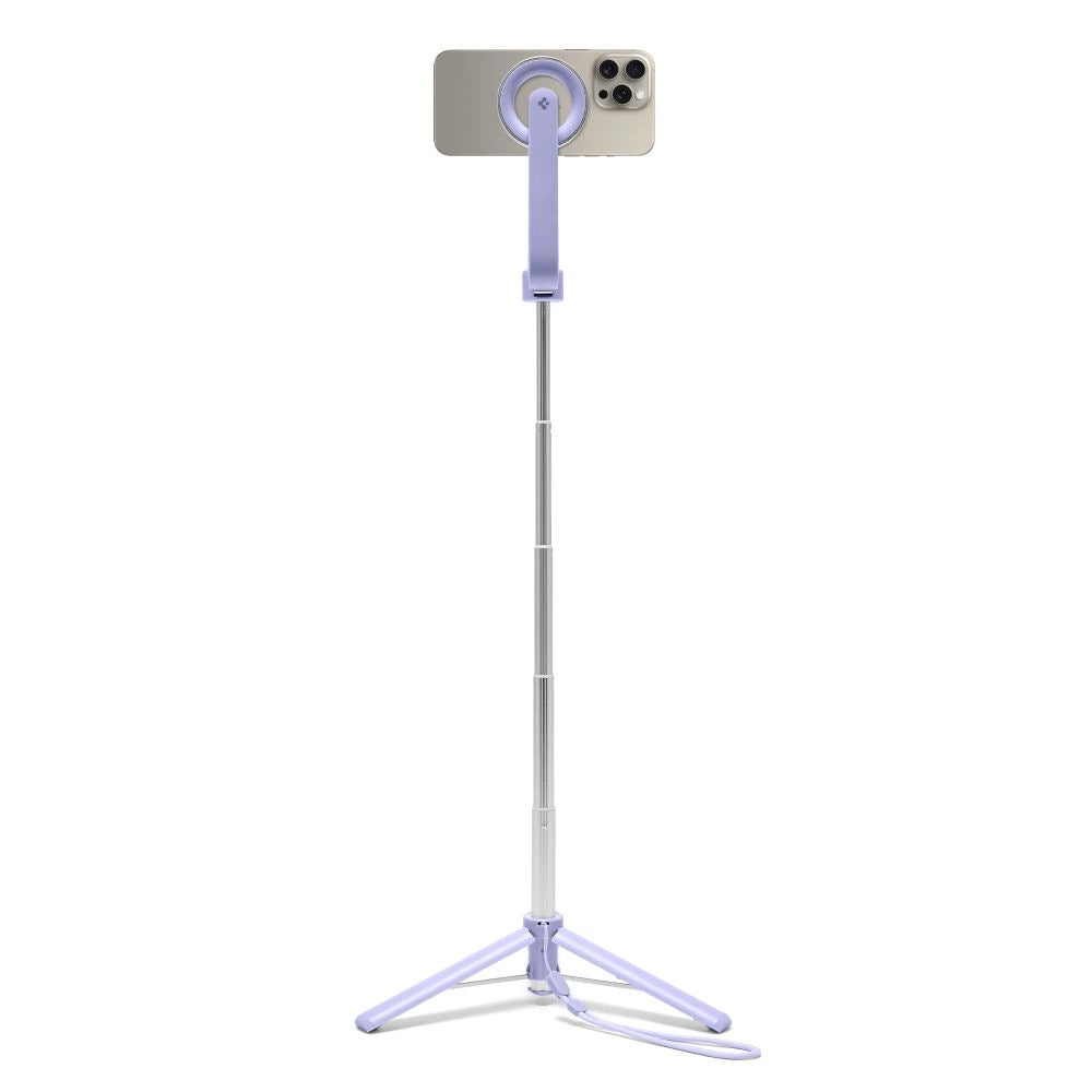 Spigen S571W MagSafe Bluetooth Selfie Stick med Tripod - Purple