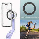 Spigen S571W MagSafe Bluetooth Selfie Stick med Tripod - Purple