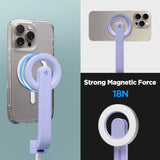 Spigen S571W MagSafe Bluetooth Selfie Stick med Tripod - Purple
