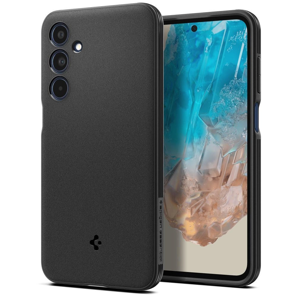 Spigen Essential SandBlast Case til Samsung Galaxy M35 5G - sort