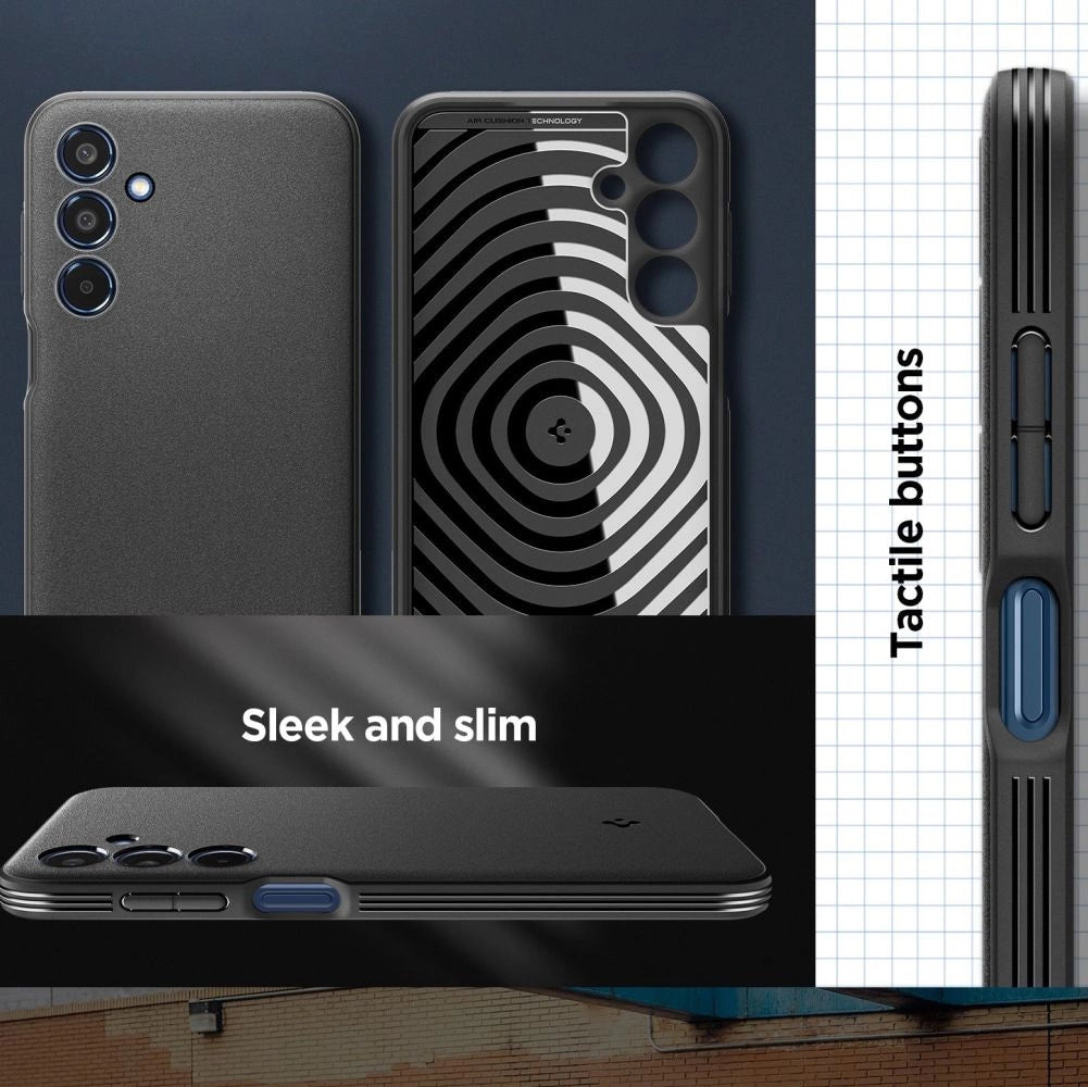 Spigen Essential SandBlast Case til Samsung Galaxy M35 5G - sort