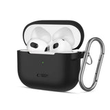 Tech-Protect Silicone Hook Case til Apple AirPods 3 - sort