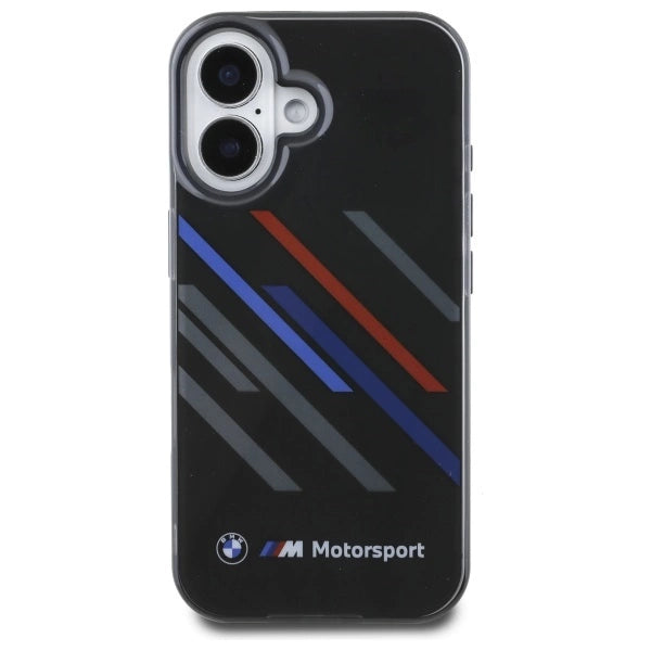 BMW Motosport IML Random Stripes iPhone 16 Case - sort