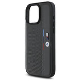 BMW M Perforeret Tricolor Detail Line iPhone 16 Pro Max Case - mørk grå