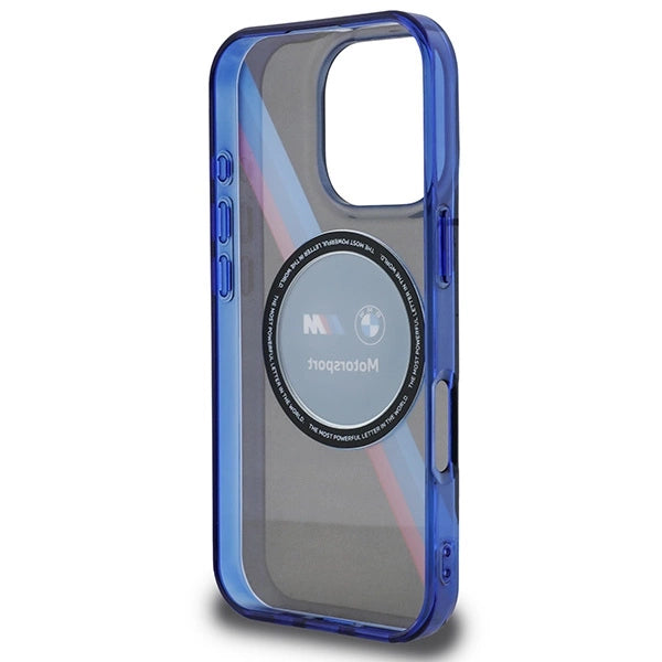 BMW Motosport IML Circle MagSafe Case til iPhone 16 Pro - sort