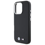 BMW M Smooth Full Wrapped Metal MagSafe Case til iPhone 16 Pro - sort