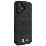 BMW M perforeret og syet linje MagSafe-foder for iPhone 16 - sort