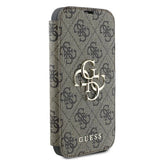 Guess 4G Metal Logo iPhone 16 Plus Case - Brunt