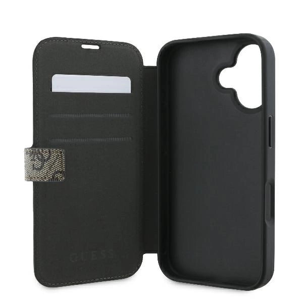 Gæt 4G Metal Logo iPhone 16 Case - Brown