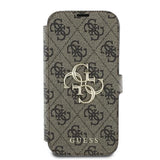 Guess 4G Metal Logo iPhone 16 Pro Max Case - Brunt