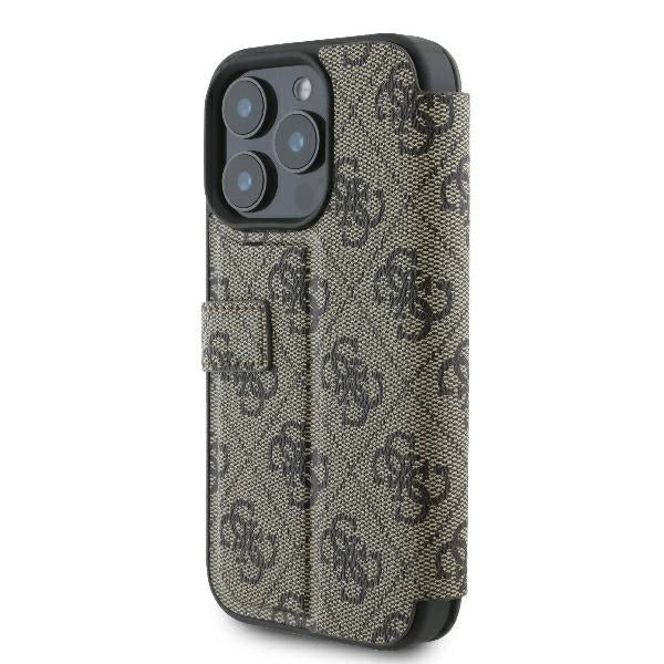 Guess 4G Metal Logo iPhone 16 Pro Max Case - Brunt