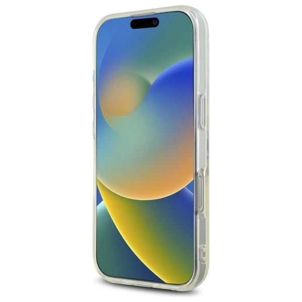 Guess IML Heart Case til iPhone 16 Pro - Gennemsigtig