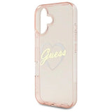 Gæt IML Heart iPhone 16 Case - Pink