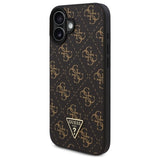 Gæt ny 4G Triangle Case til iPhone 16 6.1" - sort