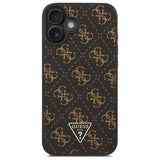 Gæt ny 4G Triangle Case til iPhone 16 6.1" - sort