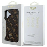 Gæt ny 4G Triangle Case til iPhone 16 6.1" - sort