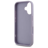 Guess Quilted Metal Logo case til iPhone 16 - lys lilla