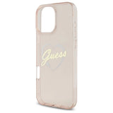 Guess IML Heart Case til iPhone 16 Pro Max - Pink