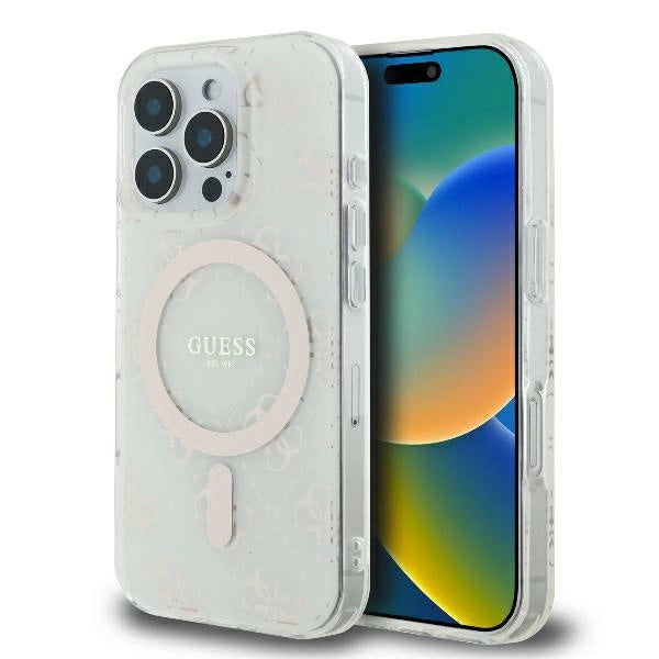 Gæt IML 4G Baggrunds MagSafe iPhone 16 Pro Case - Hvid