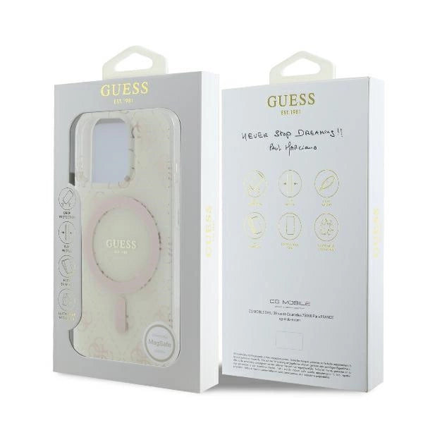 Gæt IML 4G Baggrunds MagSafe iPhone 16 Pro Case - Hvid