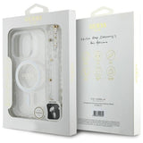 Gæt IML Glitter med Pearl Strap MagSafe iPhone 16 Pro Case - klar