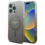 Guess IML Glitter Gradient MagSafe iPhone 16 Pro Case - Brunt