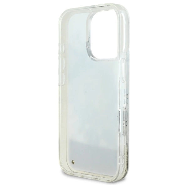 Guess Flydende Glitter Flower MagSafe iPhone 16 Pro Case - Beige