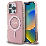 Gæt IML Rhinestones MagSafe iPhone 16 Pro Case - Pink