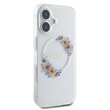 Gæt IML Flowers Wreath MagSafe iPhone 16 Plus Case - klar
