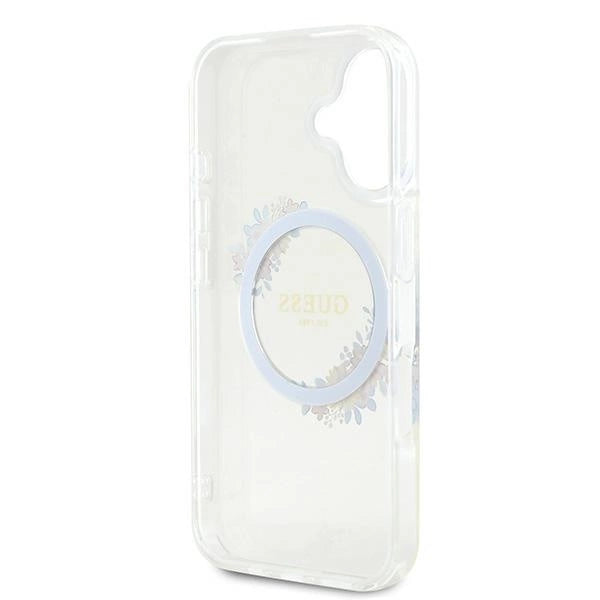 Gæt IML Flowers Wreath MagSafe iPhone 16 Plus Case - klar