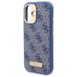 Guess 4G Logo Plate MagSafe Case til iPhone 16 Plus - Blå