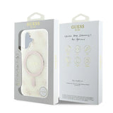Gæt IML 4G Baggrunds MagSafe iPhone 16 Case - Hvid