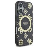 Guess IML Peony On 4G Baggrunds MagSafe-hylster til iPhone 16 - sort