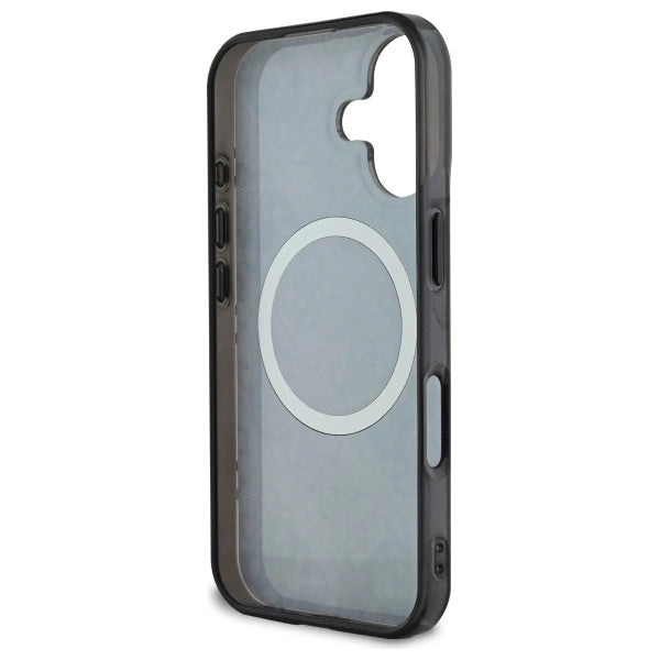 Guess IML Peony On 4G Baggrunds MagSafe-hylster til iPhone 16 - sort
