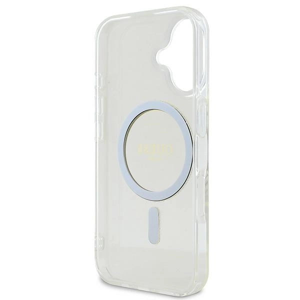 Gæt IML Glitter Circle MagSafe iPhone 16 Case - klar