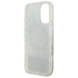 Guess Flydende Glitter Flower MagSafe iPhone 16 Case - Beige