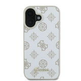 Guess Peony Script Logo MagSafe iPhone 16 Case - Hvid