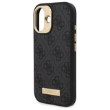Guess 4G Logo Plate MagSafe iPhone 16 Case - sort
