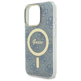 Guess IML 4G MagSafe Case til iPhone 16 Pro Max - Blå