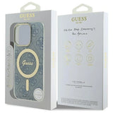 Guess IML 4G MagSafe Case til iPhone 16 Pro Max - Blå