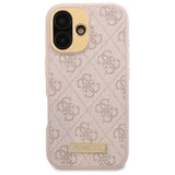 Guess 4G Logo Plate MagSafe Case til iPhone 16 Plus - Pink