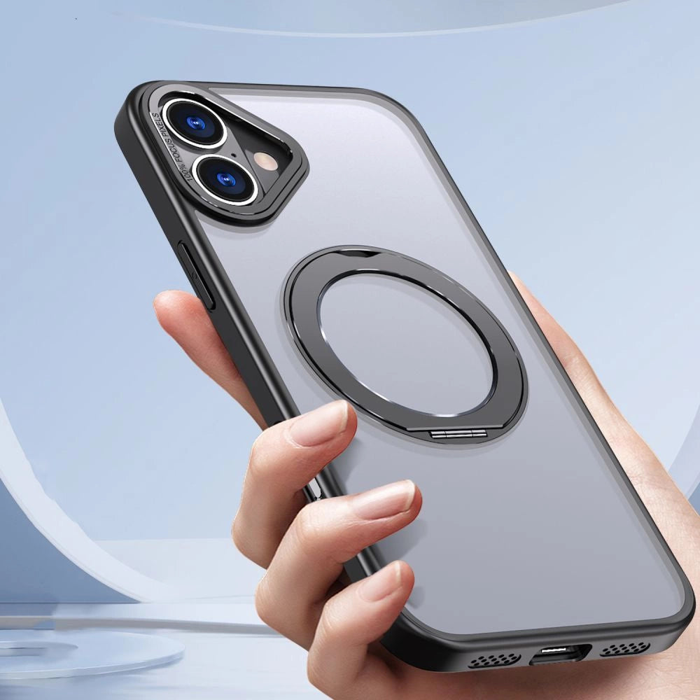 Tech-Protect MagRing MagSafe-hylster til iPhone 16 - gennemsigtige